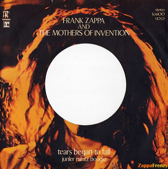 Tears Began To Fall Juke Box Sleeve